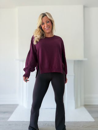 TRENTON CREW NECK OVERSIZED LONG SLEEVE