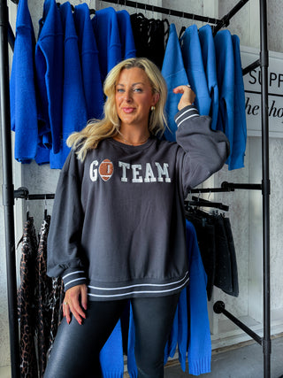 OVERSIZED GO TEAM SWEATSHIRT - Z SUPPLY