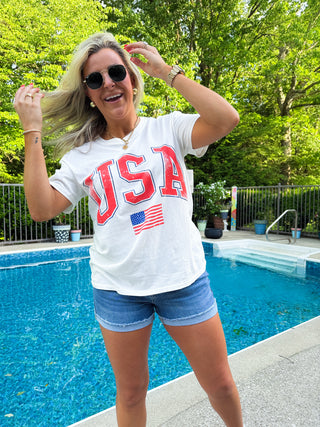 FLAG BOYFRIEND TEE - Z SUPPLY