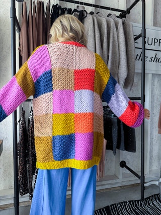 ELECTRIC FEELS HANDKNIT CARDIGAN