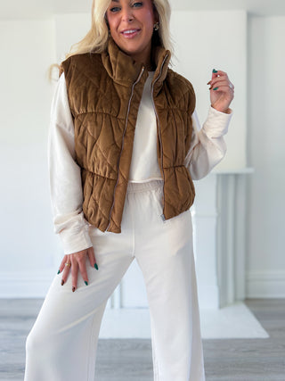 COSMIC QUILTED VEST - SADIE SAGE