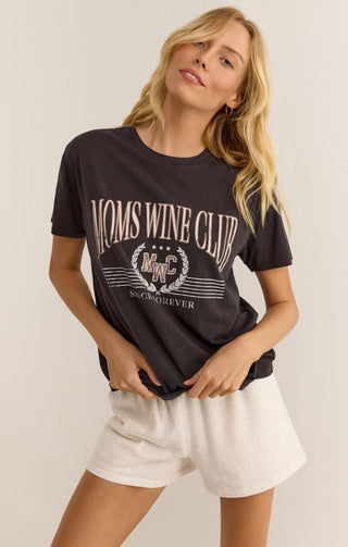 MOMS WINE CLUB TEE (BOYFRIEND STYLE) - Z SUPPLY