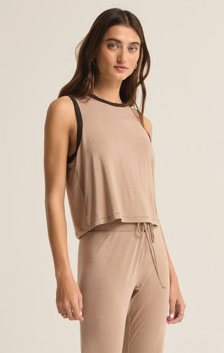 WARMER DAYS RINGER CROPPED TANK - Z SUPPLY