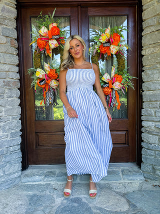 NADINE STRIPED MIDI DRESS - Z SUPPLY
