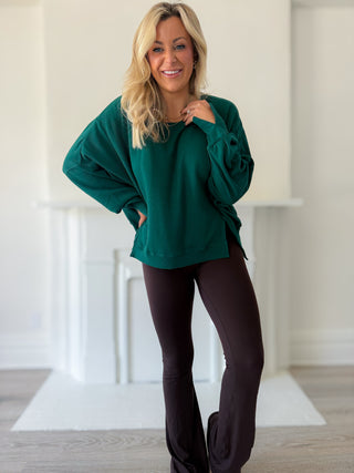 TRENTON CREW NECK OVERSIZED LONG SLEEVE