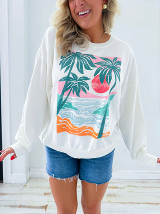HIGH TIDE SUNDAY SWEATSHIRT - Z SUPPLY