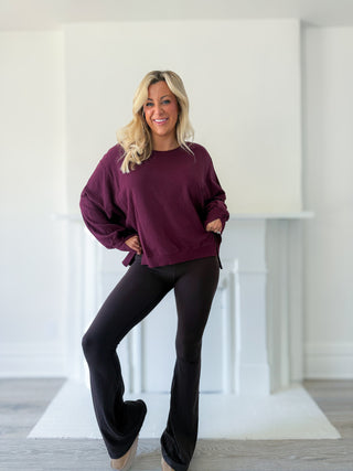 TRENTON CREW NECK OVERSIZED LONG SLEEVE