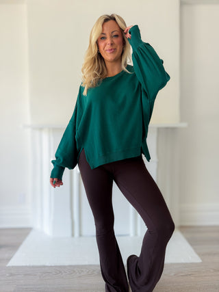 TRENTON CREW NECK OVERSIZED LONG SLEEVE