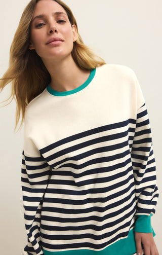 LAYER UP STRIPE SWEATSHIRT - Z SUPPLY