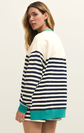 LAYER UP STRIPE SWEATSHIRT - Z SUPPLY