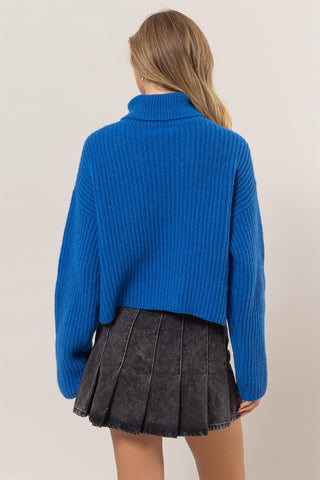 CROPPED (ROYAL BLUE) SWEATER