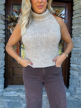 SAYLOR TURTLENECK SWEATER (OATMEAL -  SADIE X SAGE