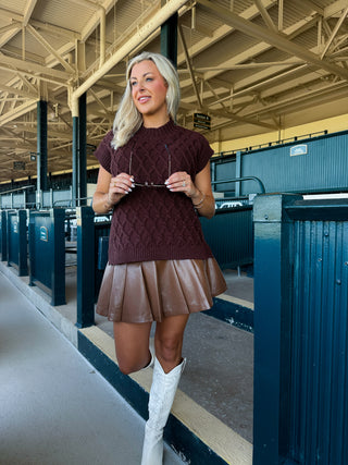 BRIANA TOP CAPPUCCINO SWEATER