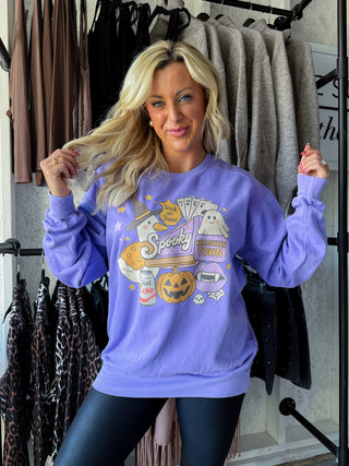 GOOSE & GHOST SPOOKY SWEATSHIRT