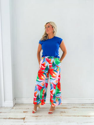 (Kelley Pant) DANTE VILLA FLORAL PANT - Z SUPPLY