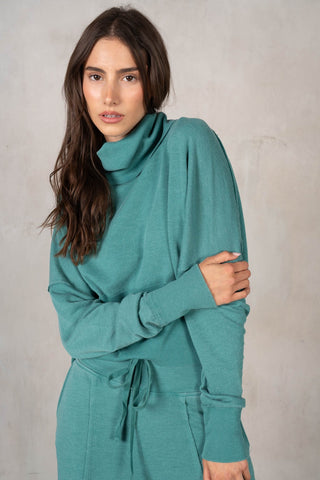 Terry Wide Leg Set (Slate Green)