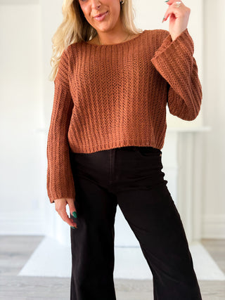 ROSALIA SWEATER (RUST - SADIE SAGE