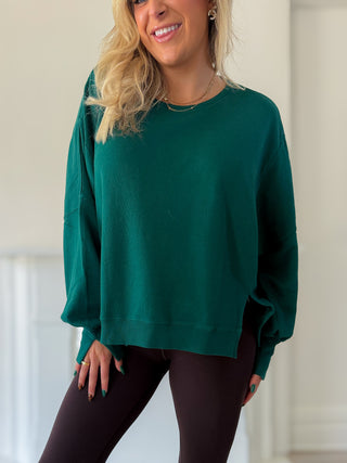 TRENTON CREW NECK OVERSIZED LONG SLEEVE