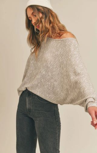 BILLIE DOLMAN (OAT) SWEATER