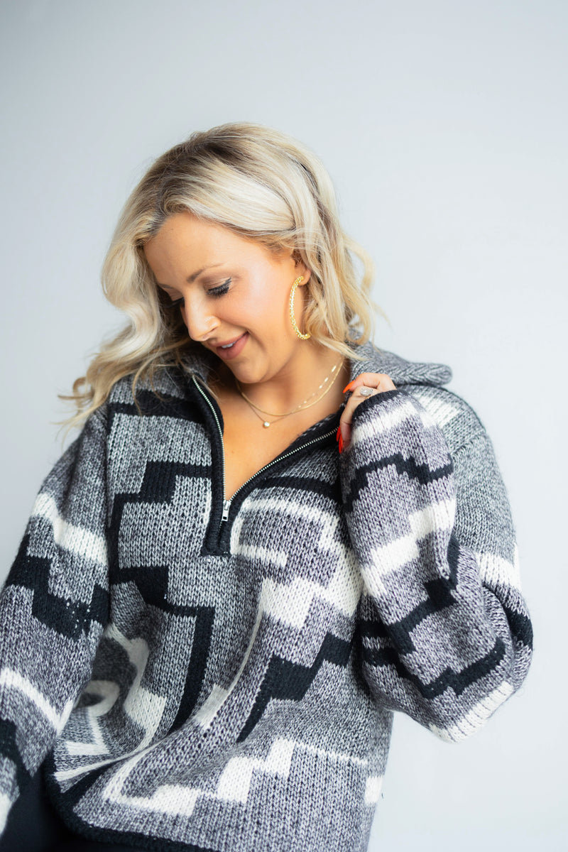 Phoenix Pullover Sweater (Heather Grey) - Z SUPPLY