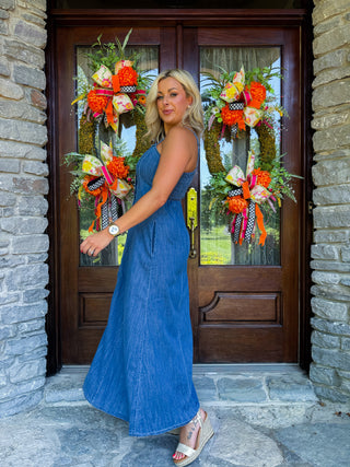 ANGEL EYES DENIM MIDI DRESS - Z SUPPLY