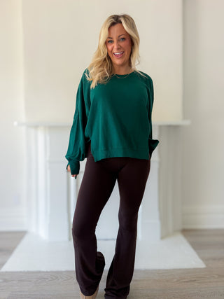 TRENTON CREW NECK OVERSIZED LONG SLEEVE