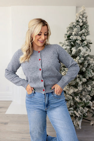 LEIGHTON HEART SWEATER -  SADIE X SAGE