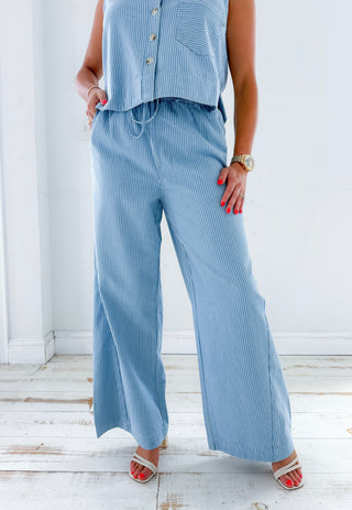 PANTALON PENSEE BLEU CLAIR PANT