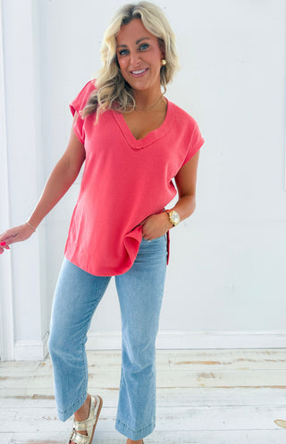 ON THE WEEKENDS TOP(PERSIMMON) - Z SUPPLY