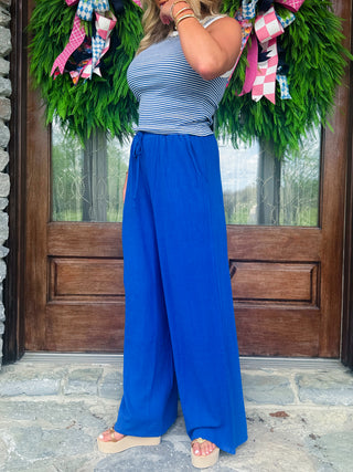 SUGARLOAF (COBALT) PANT - SADIE & SAGE