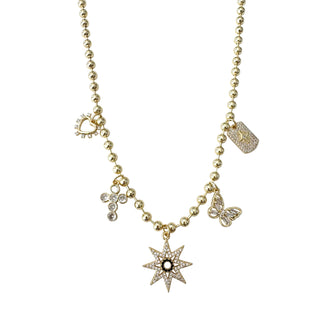 Charm Party Necklace - GEMELLI