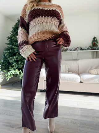 NIGHT VISION FAUX LEATHER PANTS - SADIE X SAGE