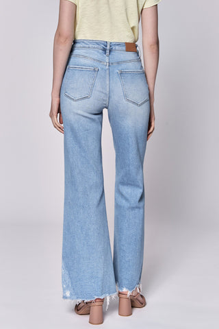 FIONA HIGH RISE FULL INSEAM FRAY HEM JEANS SARASOTA