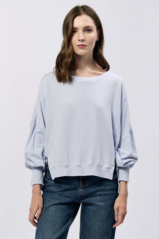 TRENTON CREW NECK LONG SLEEVE OVERSIZED SWEATER SKYWAY