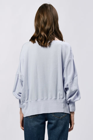 TRENTON CREW NECK LONG SLEEVE OVERSIZED SWEATER SKYWAY