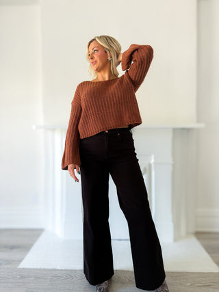 ROSALIA SWEATER (RUST - SADIE SAGE