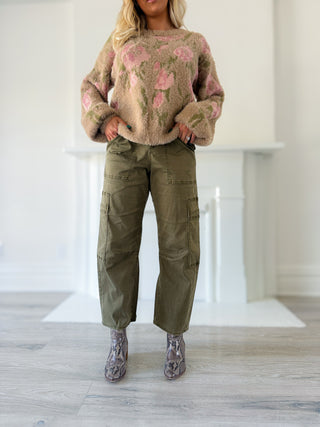 LASSO BAGGY FIT PANT (OLIVE)