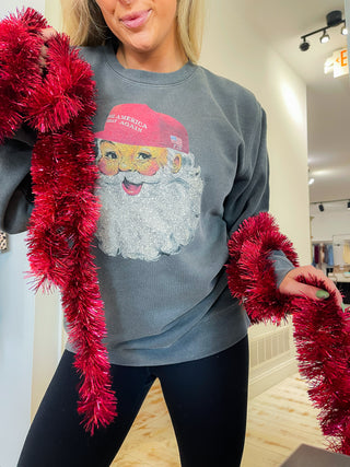 MAGA Santa (Charcoal) Sweatshirt