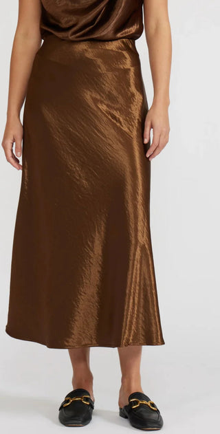 BARBARA (BRONZE) SKIRT - LUCY PARIS