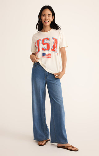 FLAG BOYFRIEND TEE - Z SUPPLY