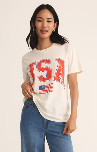 FLAG BOYFRIEND TEE - Z SUPPLY