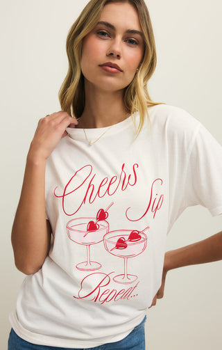 CHEERS BOYFRIEND TEE - Z SUPPLY