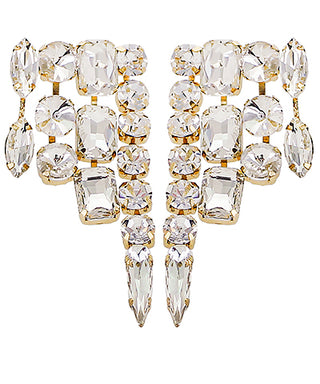 Crystal Linear Drop Earrings