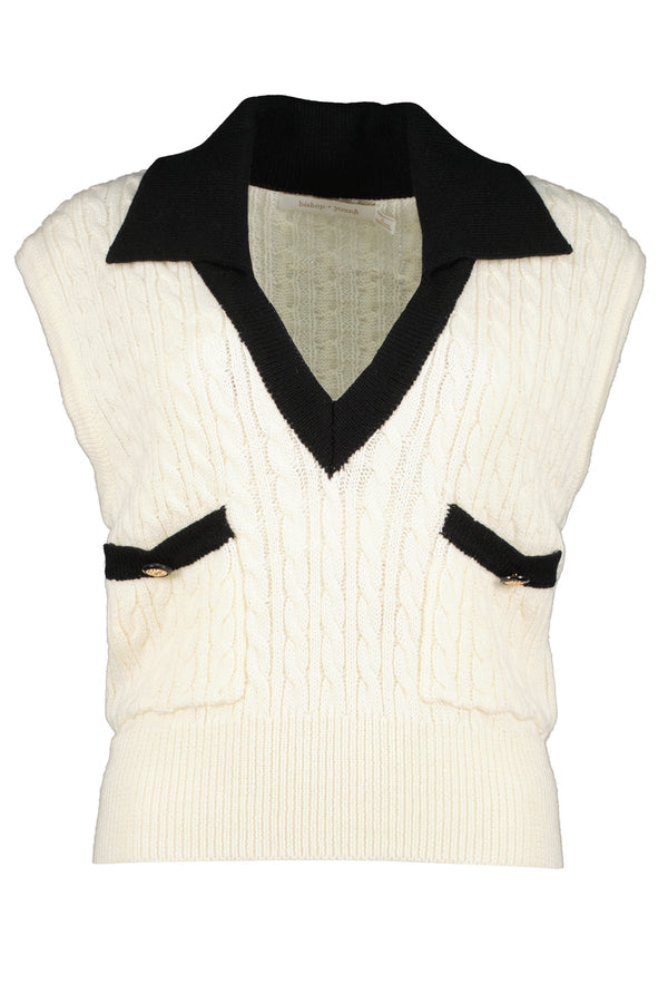 BELL AMI SWEATER VEST - Bishop & Young