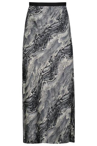 BIAS CUT SLIP SKIRT (PYTHON) - BISHOP + YOUNG