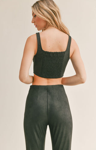 Late Nights Bustier Top (Black) - Sage The Label