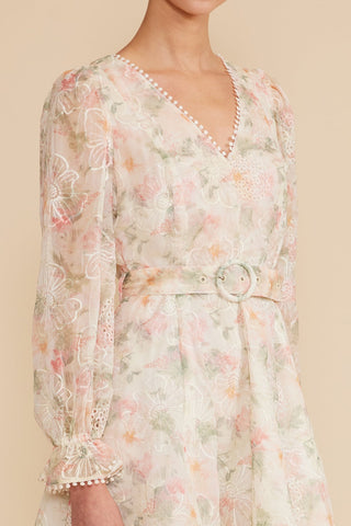 HAISLEY MINI DRESS - FLORAL - Lucy Paris
