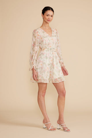 HAISLEY MINI DRESS - FLORAL - Lucy Paris
