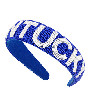 "KENTUCKY" Beaded Headband