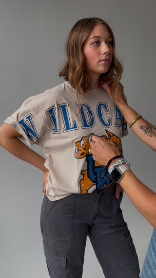 KENTUCKY SOUTHERN SPLIT BAND TEE (OATMEAL)